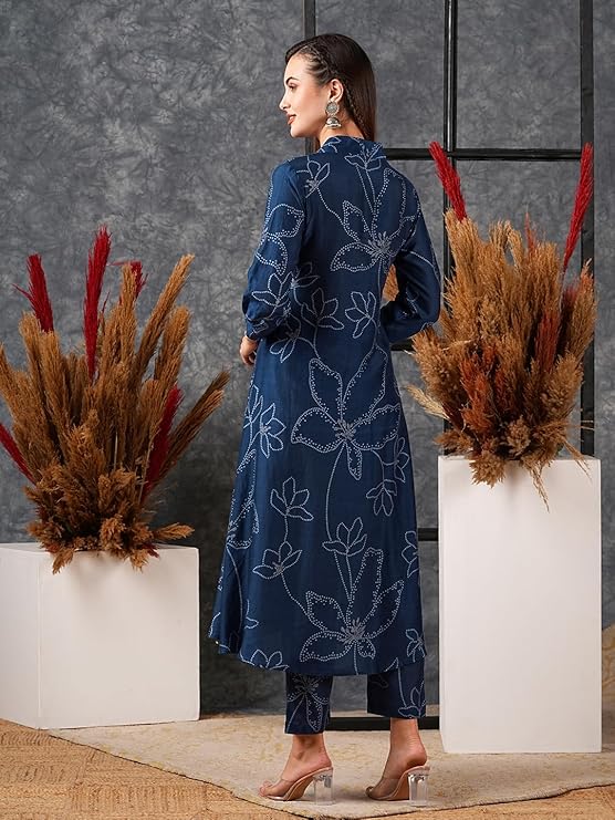 Rayon Viscose Printed A Line Kurta